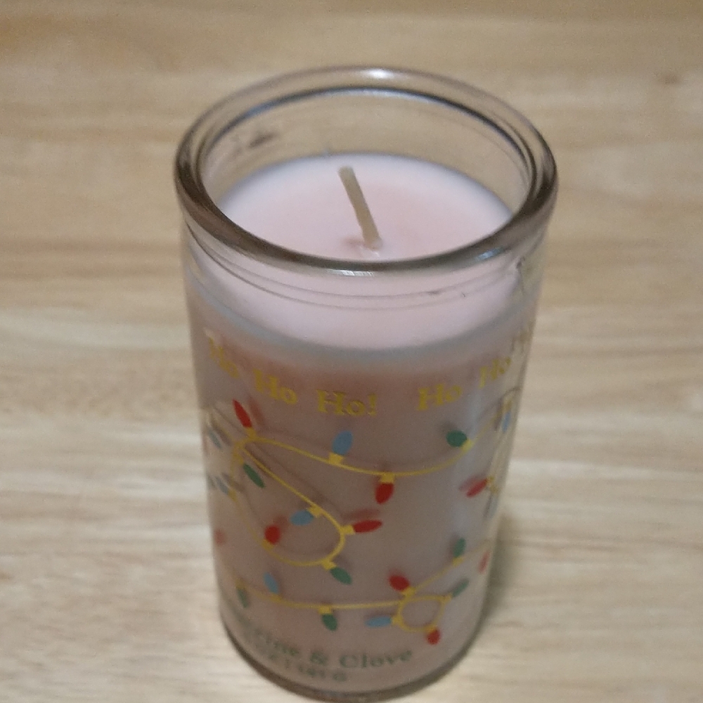 Paddywax Tangerine & Clove Jar Candle — Pink Glass